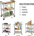 Olympia Tools 89-351 Pack-N-Roll Folding Collapsible Service Cart, 150LB - Image 7