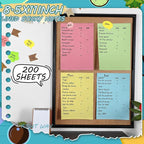 Crtiin 8 Pads Large Sticky Notes 8.5x11 Inch Lined Jumbo Sticky Notes - Image 3