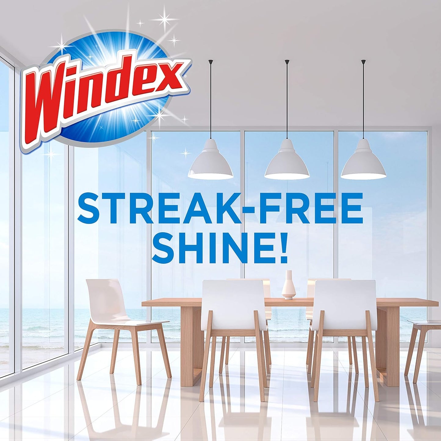 Windex Glass and Surface Pre-Moistened Wipes, Original, 38 Count (Pack of 2)