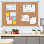 Extra Large Cork Bulletin Board 60" X 48", Foldable Notice Pin Board - Image 8