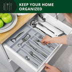 ROYAL CRAFT WOOD Luxury Bamboo Kitchen Drawer Organizer - Image 3