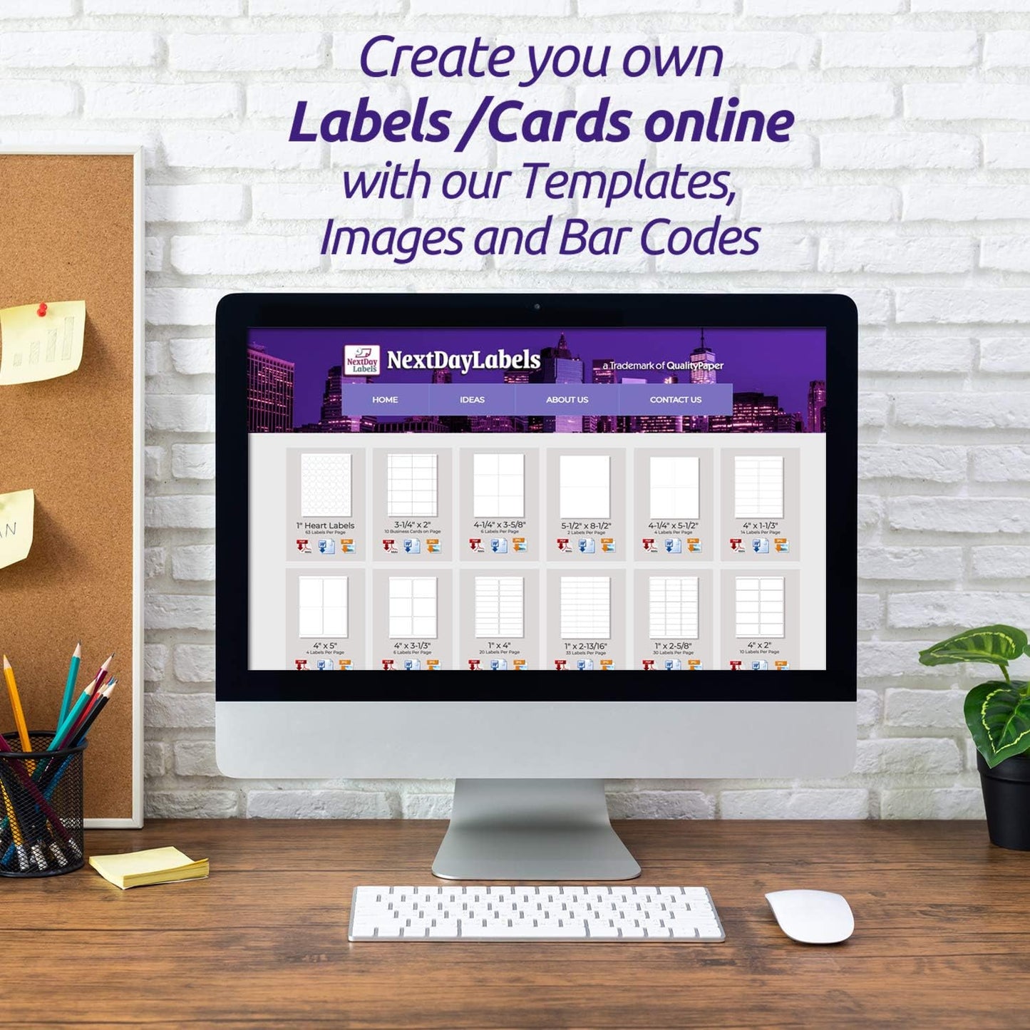 NextDayLabels – 4-1/4" x 5-1/2" Rectangular Sticker Labels for Printer - White Laser/Inkjet Printer Labels Return Address Labels Shipping Label Stickers (250 Sheets, 4 Per Sheet, 1000 Labels)