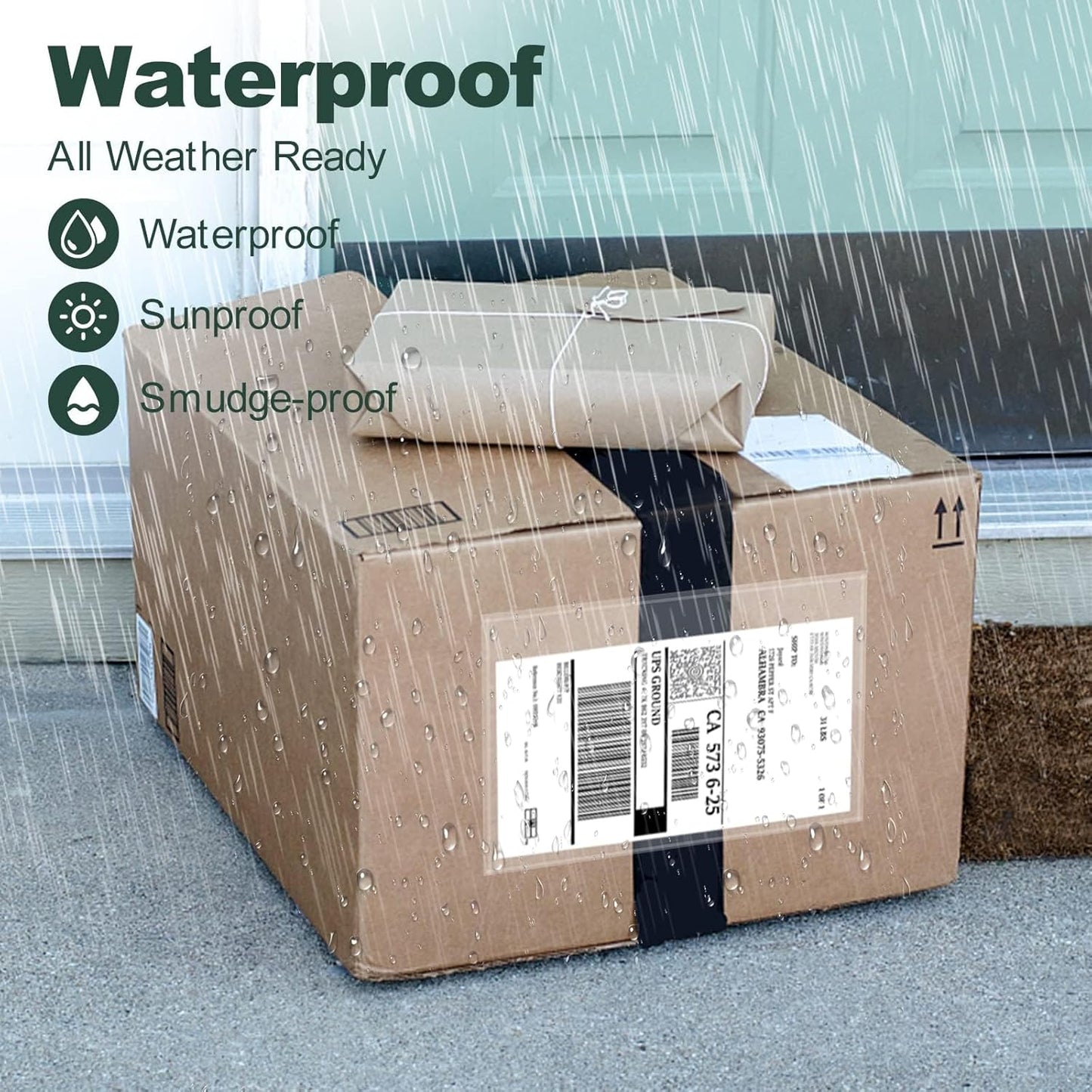 Packing List Pouches 4.5'' X 5.5'', Shipping Label Sleeves, Packing Slip Envelopes, Clear Adhesive Top Loading Packing List (6"" X 9"")