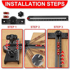 Woodworking T Square Ruler, 13.5 Inch Adjustable Angle 15-165° Measurement Tool - Image 5