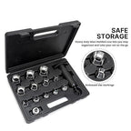 NEIKO 02604A Hole Punch Set | SAE & Metric, 3/16” – 1-3/8” & 5 – 35mm | 14 - Image 5