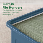 IRIS USA File Box Plastic File Organizer - Image 7