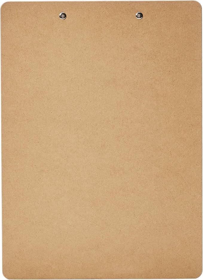 Amazon Basics Hardboard Office Clipboard, Letter Size - Image 3