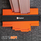 Saker Contour Gauge Duplication-Adjustable Lock-Precisely Copy Irregular - Image 3