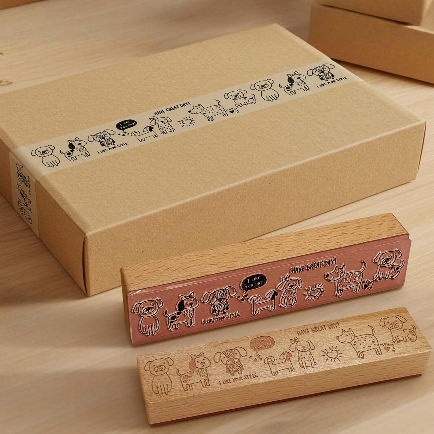 Custom Logo Stamp - Personalized Rubber Stamp - Multiple Size Options Available - Upload Your Logo (6"x6")