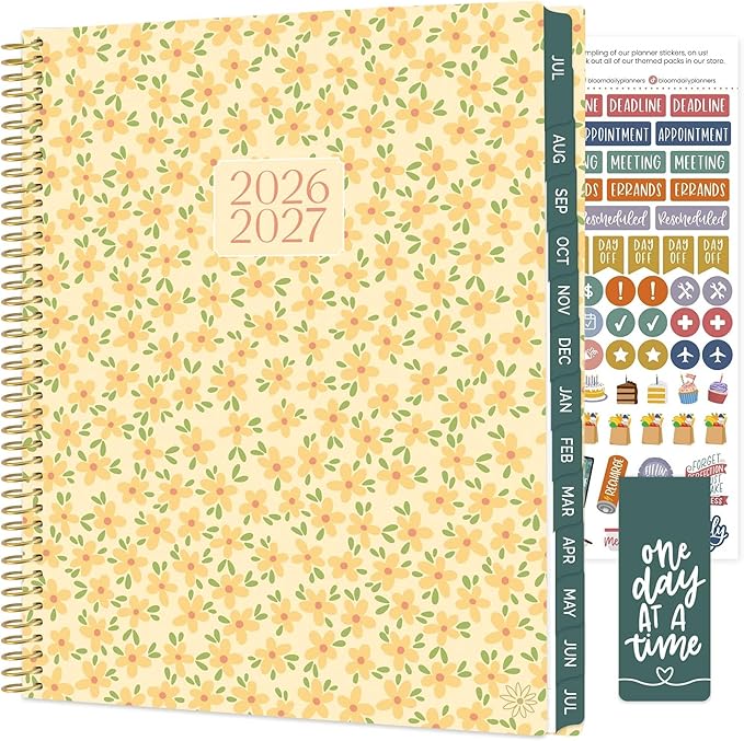 bloom daily planners 2026-2027 Planner 13 Month Academic Year Organizer by bloomdailyplanners