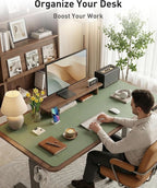 Aothia Faux Leather Desk Mat - Image 3