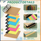 Eaasty 16 Pack Mini Sticky Notes Book Set - Image 3