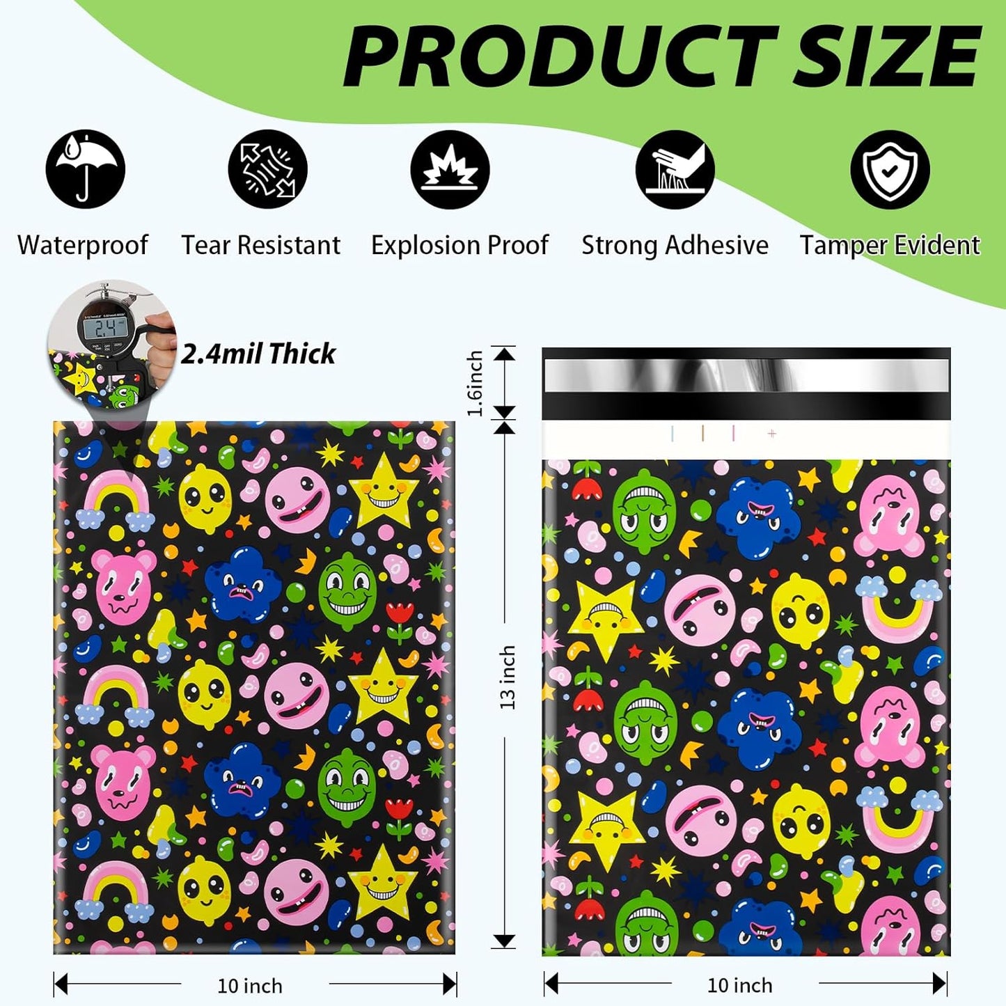 Oududianzi Poly Mailers 10x13, 50PCS Shipping Bags, Mailing Bags, Packaging Bags, Mailers Poly Bags for Shipping, Polymailer 10x13, Polymailers Packaging Bags for Small Bussiness