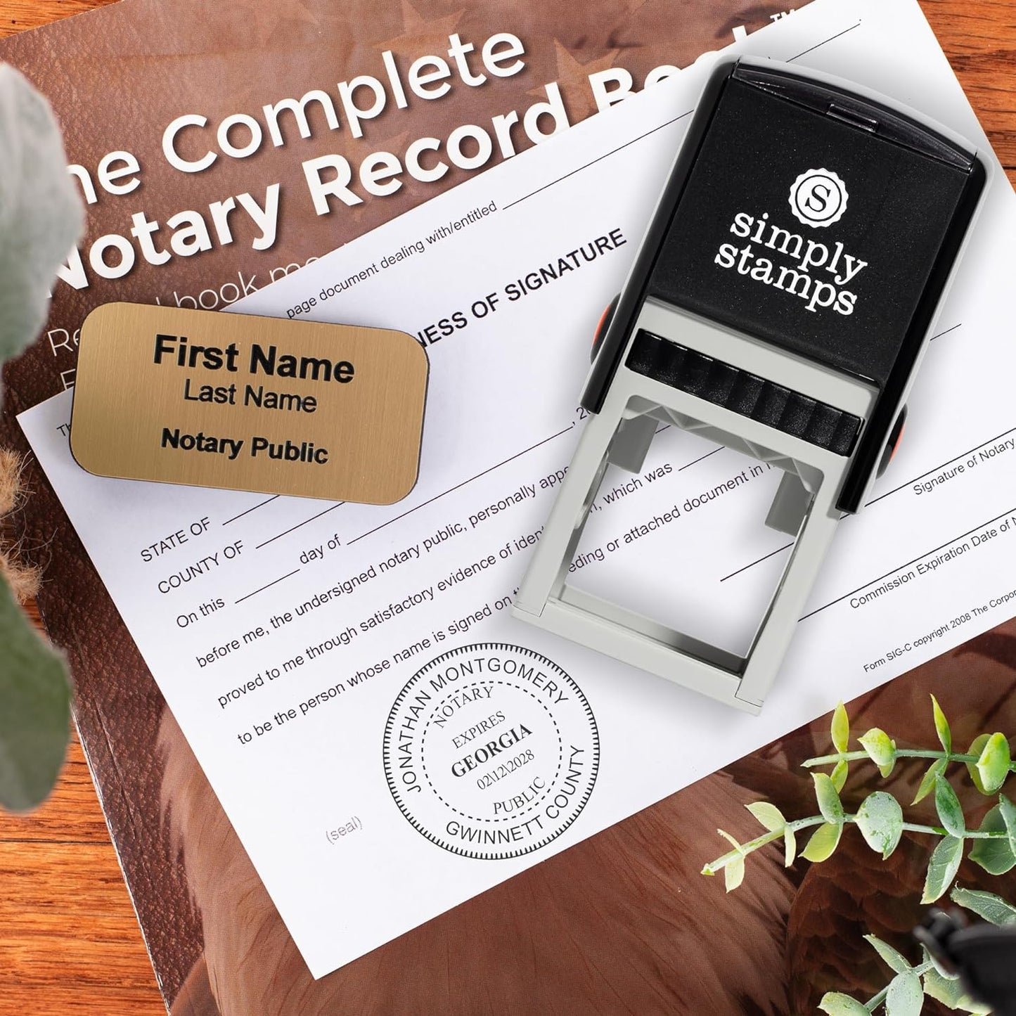 Minnesota Round Notary Stamp | Official State Notary Stamp | Official Seals | Meets State Specifications (Minnesota, Round Stamp)