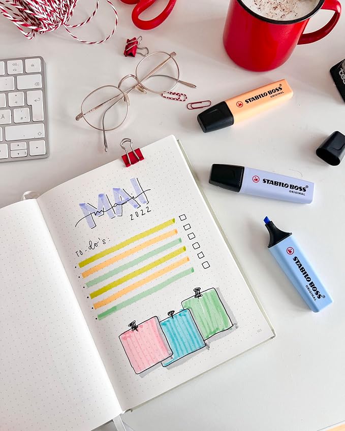 STABILO - BOSS ORIGINAL Pastel - Highlighter - Deskset of 15 - - Image 9