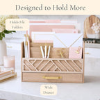 BLU MONACO | Wooden Mail Organizer - Image 5