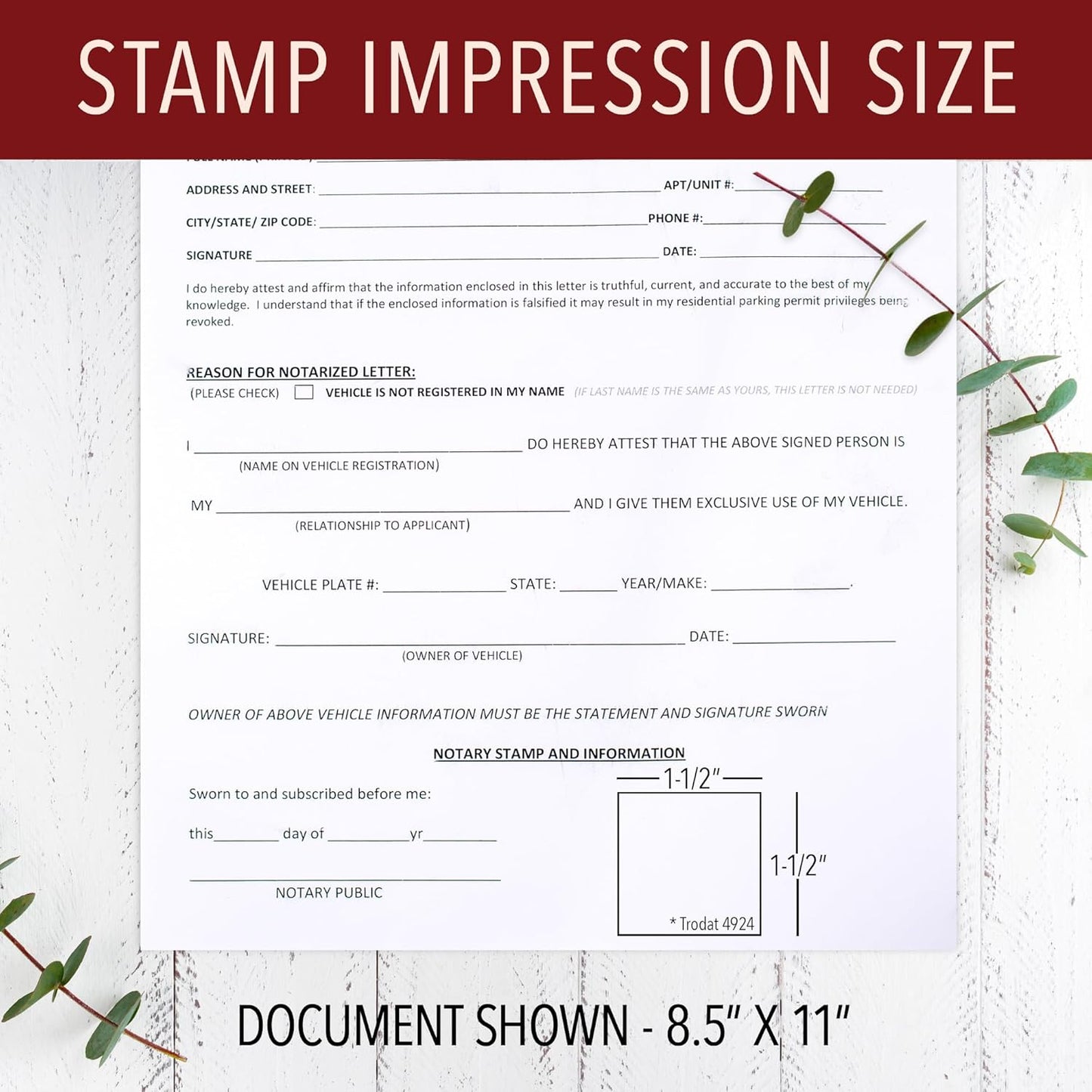 Michigan Round Notary Stamp | Official State Notary Stamp | Official Seals | Meets State Specifications (Michigan, Round Stamp)