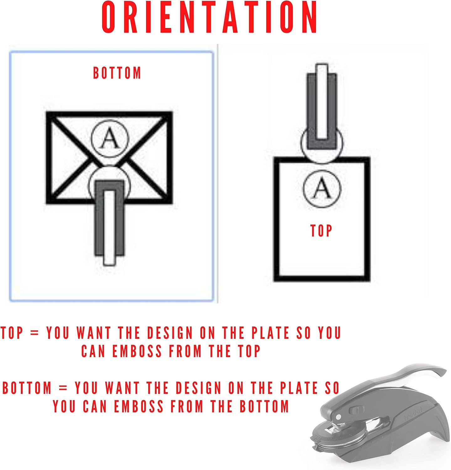 Custom Notary Embosser Stamp - Book & Library Stamp, 1 5/8" (Official Seal Embosser)