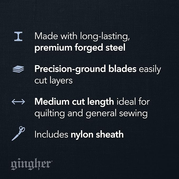Gingher Scissors Knife-Edge Dressmaker Shears 7" - Image 7