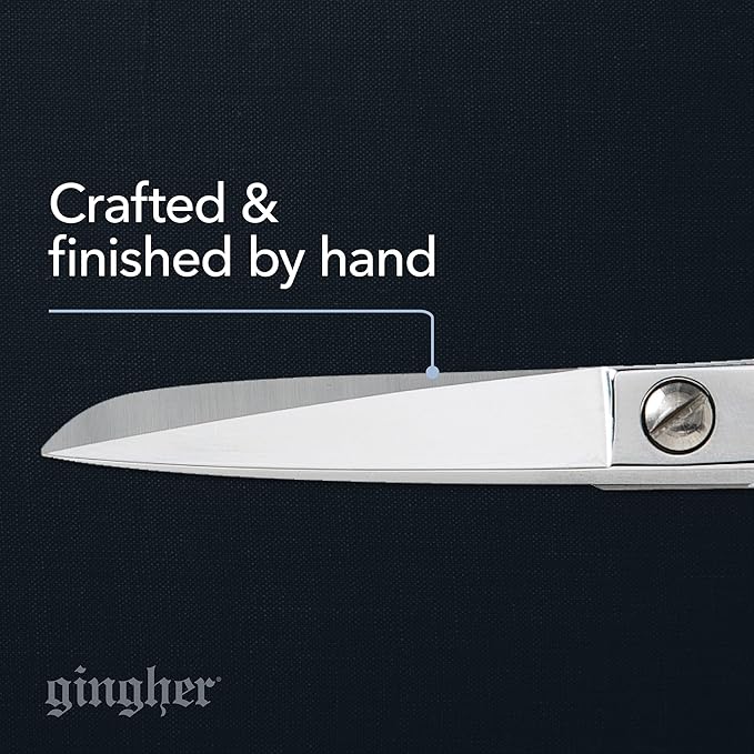 Gingher 5" Fabric Scissors, Premium Forged Steel Fabric Shears, Sharp Knife - Image 4