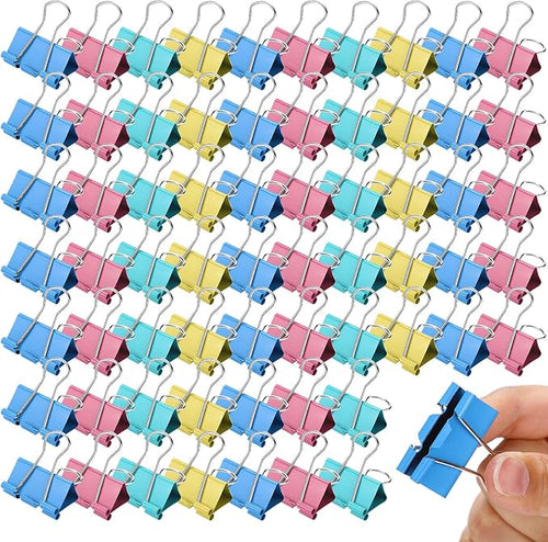 300 Pcs Medium Binder Clips Paper Clips Office Supplies Paper Clamps by Yexiya