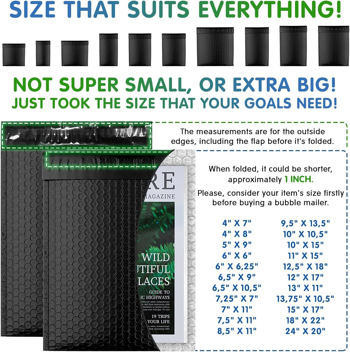 Matte Black Poly Bubble Mailers Self Seal, 7.25 x 7 Inch. Pack of 250 Bubble Packaging Envelopes for Shipping. Durable Padded Envelopes Waterproof. Self Seal Padded Mailers. Shipping Packages