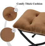 15" Folding Ottoman, Foldable Footrest Stool, Small Foot Stool - Image 6