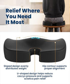 Everlasting Comfort Doctor Recommended Memory Foam Seat Cushion - Image 3