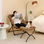 15" Folding Ottoman, Foldable Footrest Stool, Portable Small Foot Stool - Image 2