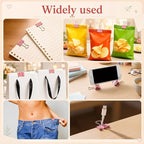 Yexiya 300 Pcs Small Binder Clips Sturdy 0.75 Inch Pink Paper Med Clips Office - Image 6