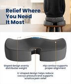 Everlasting Comfort Doctor Recommended Memory Foam Seat Cushion - Image 3