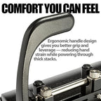 Officemate Adjustable 3-Hole Punch, Medium Duty, 32-Sheet Capacity, Adjustable - Image 2