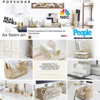BLU MONACO | White Wooden Desk Organizer & Mail Organizer - Image 6
