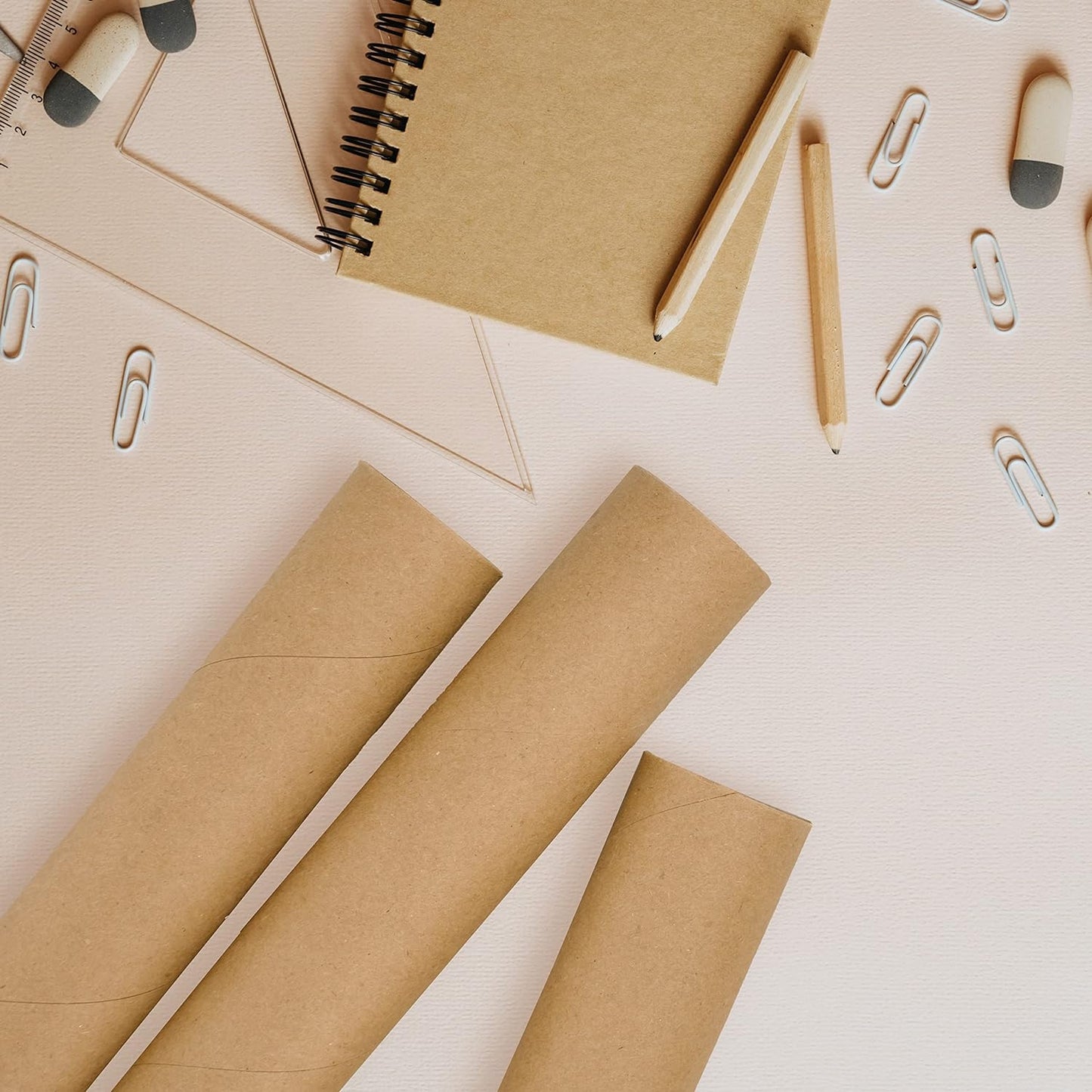 MagicWater Supply Mailing Tube - 3 in x 36 in - Kraft - 1 Pack - for Shipping and Storage of Posters, Arts, Crafts, and Documents