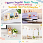 Yexiya 300 Pcs Medium Binder Clips Sturdy 1.25 Inch Muticolor Paper Med Clips - Image 5