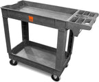 WEN 73009 500-Pound Capacity 40 by 17-Inch Two-Shelf Service Utility Cart by WEN