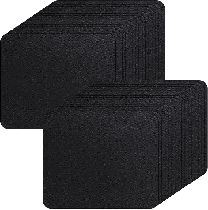 Crtiin 50 Pack Mouse Pad Bulk Computer Mouse Pad Gaming Mousepad by Crtiin