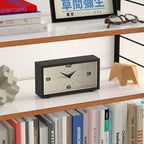 JONES CLOCKS® Odeon Desk Clock | Modern Rectangular Design | Black | Stylish - Image 5