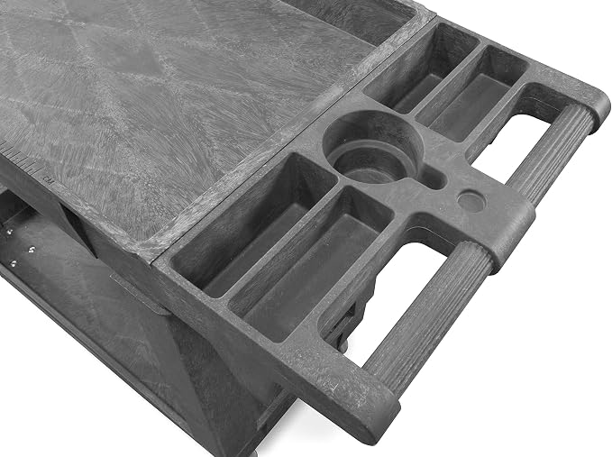WEN 73009 500-Pound Capacity 40 by 17-Inch Two-Shelf Service Utility Cart - Image 3