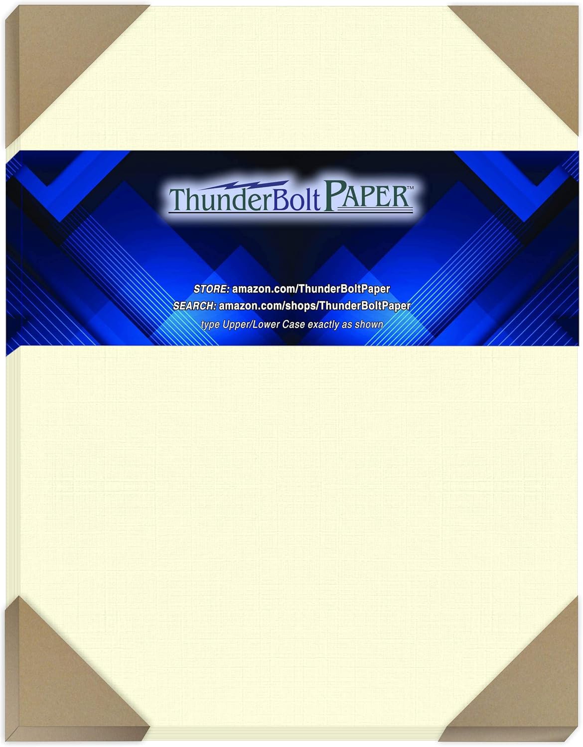 25 Natural Linen 80# Cover Paper Sheets - 8.5" X 11" (8.5X11 Inches) Standard Letter|Flyer Size - Card Weight - Fine Linen Textured Finish - Quality Cardstock