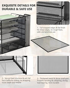 WALI Desk File Organizer, 6 Tier Desktop Paper Letter Tray Organizer - Image 5