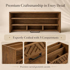 BLU MONACO | Wooden Mail Organizer - Image 6