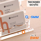 HeZone Business Card Holder for Desk Multiple Cards Display Stand Rack for - Image 7