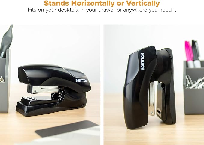 Bostitch Office Heavy Duty Stapler, 40 Sheet Capacity, No Jam, Half Strip - Image 6
