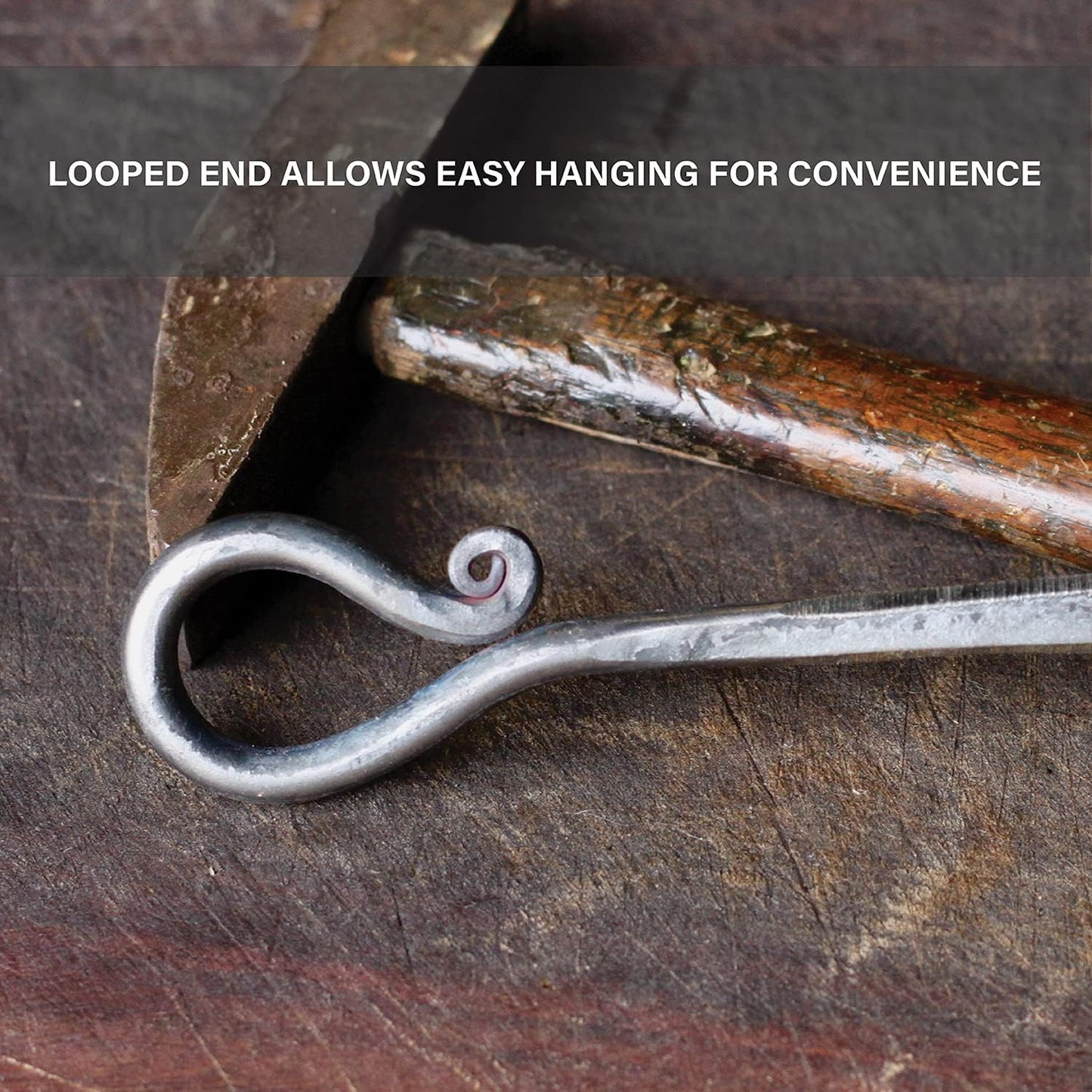 Letter Opener Cast Iron Knife Luxury, Rustic & Antique Style Desk Accessory for Cutting Open Paper Envelopes & Packages Made in USA Reverse Curl