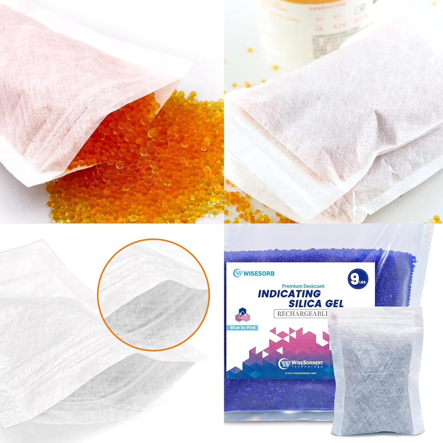 200 Packs Breathable Paper Bags, Zip Lock Storage Bags for Small Items, Silica Gel Beads, Desiccant, Jewelry, Samples, 4.3 by 6.3 Inch