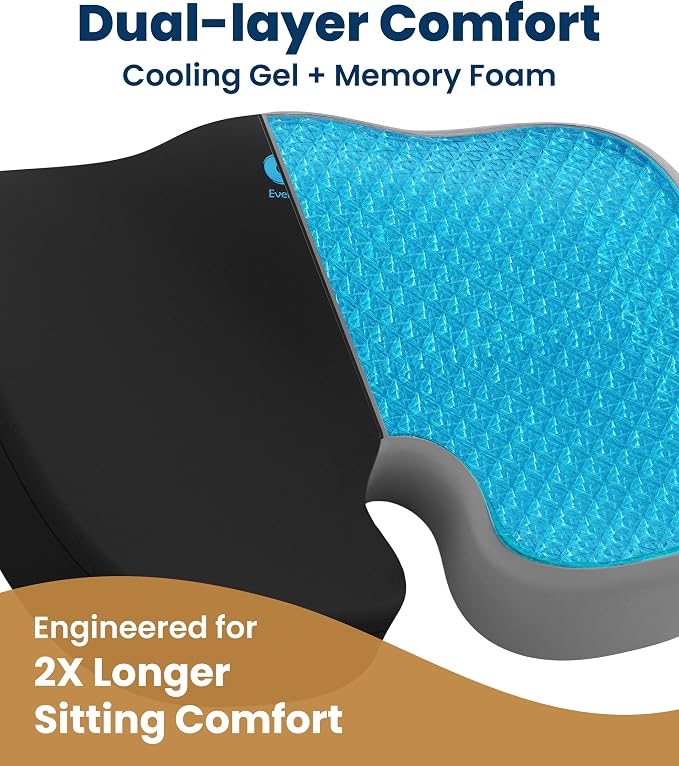 Everlasting Comfort Doctor Recommended Memory Foam Seat Cushion - Image 4
