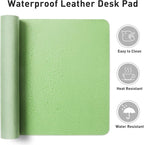 Aothia Leather Desk Pad Protector, Office Desk Mat, Large Mouse Pad, Non-Slip - Image 7