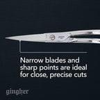 Gingher Double-Curved Embroidery and Appliqu Scissors - Image 5