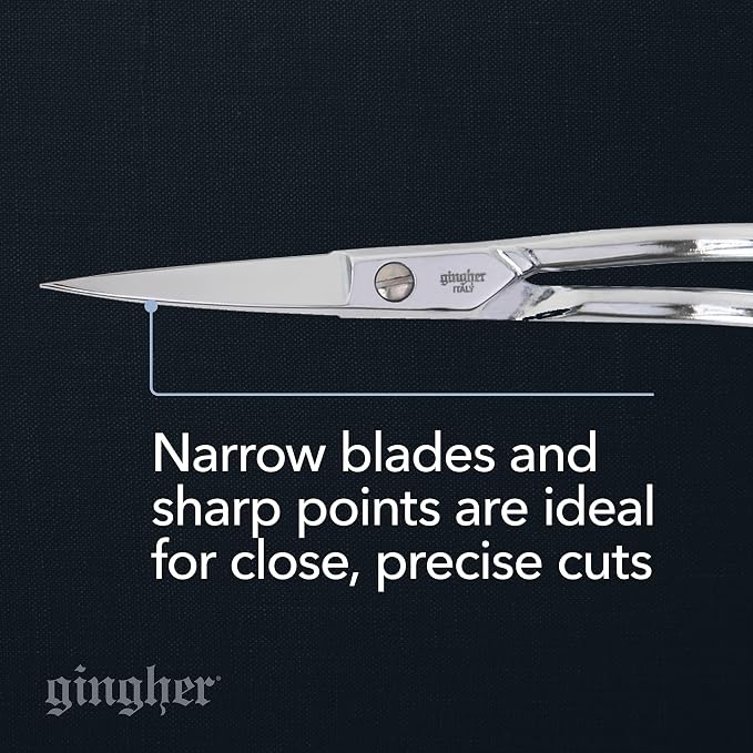 Gingher Double-Curved Embroidery and Appliqu Scissors - Image 5